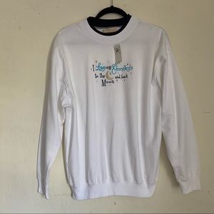 NEW Grandmacore sweatshirt I love my grandkids to the moon and back size medium